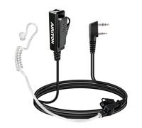 Airiton Walkie Talkie - Auricular con micrófono para Walkie-Talkie de 2 pines con micrófono compatible con Kenwood, Retevis, Baofeng BF-F8HP PRO, AR-152, AR-5RM, UV-5R MINI, UV-32 de dos vías