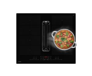 AirJet FlexPro 60cm Placa de Inducción con Extractor Integrado Negro