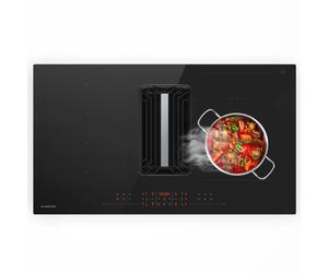 AirJet Hybrid 90cm Placa de Inducción con Extractor Integrado Negro