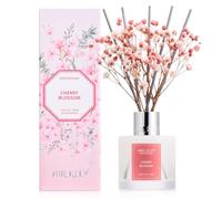 Airkeep Difusor de Aromas Cherry Blossom, Ambientador Hogarcon 8 Varillas Ambientador, Difusor de Fragancia 100ml