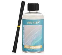 Airkeep Recarga Líquida Perfumada 200ml para Difusor de Varillas - Ocean Mist & Sea Salt - Ambientador para Hogar, Salón, Dormitorio, Baño