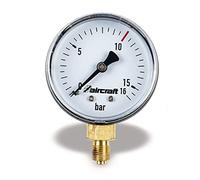 Airkraft - Medidor de presión Ø 40 mm 1/4" toma lateral, 10 bares