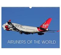 Airliners of the World (Wall Calendar 2026 DIN A3 landscape), CALVENDO 12 Month Wall Calendar: Images of aircraft from round the world
