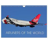 Airliners of the World (Wall Calendar 2026 DIN A4 landscape), CALVENDO 12 Month Wall Calendar: Images of aircraft from round the world