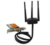 AirLink 101 AWLH6090 - Adaptador PCI LAN inalámbrico de 300 Mbps 802.11n con 3 antenas externas de 2 dBi