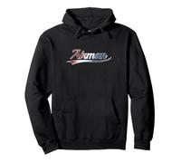 Airman USA Patriotic Red White and Blue Distressed Graphic Sudadera con Capucha