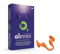 Airmax - Dilatador nasal eficaz para los ronquidos y la congestión nasal - 1x de tamaño mediano - Dispositivo médico recomendado por los médicos …