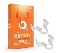 AIRMAX SPORT Medio | Dilatador nasal para una mejor respiración por la nariz. Optimización de oxígeno de 176%. Especialmente desarrollado para su uso durante el ejercicio. Airmax es utilizado por los atletas profesionales. Paquete Medio 1 + 1 gratis