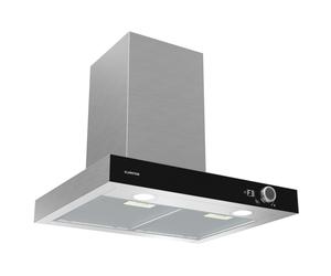 AirNova 60cm 614m³/h Campana Extractora de Pared Plata