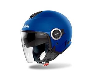 Airoh Ai56a13hey46c Casco, Adultos Unisex, Azul Mate, L