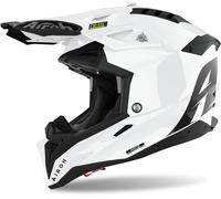 Airoh Aviator 3 Color Casco de motocross, Blanco, Talla XL (61/62)