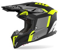 Airoh Aviator 3 Glory Casco de motocross, amarillo mate, Talla XS (53/54)