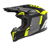 Airoh Aviator 3 Glory Casco de motocross, amarillo, tamaño M