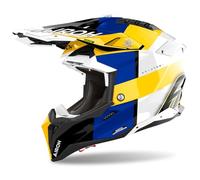 AIROH Aviator 3 Monarch Blue/Yellow Gloss XS