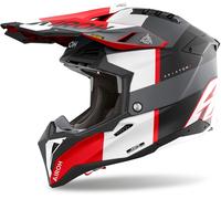 AIROH Aviator 3 Monarch Gris/Red Matt XL