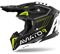 Casco de motocross de carbono Airoh Aviator 3 Primal 3K