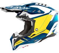 Airoh Aviator 3 Saber, casco cruzado L male Mate Azul/Blanco/Amarillo