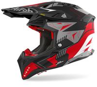 Airoh Aviator 3 Spin Casco de motocross, rojo, tamaño XL para Hombres