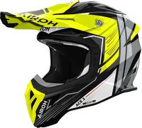 Airoh Aviator Ace 2 Engine, casco cruzado L male Negro/Gris/Amarillo Neón