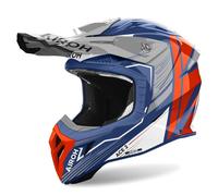 Airoh Aviator Ace 2 MX Casco Motor - azul cerúleo brillante gris naranja