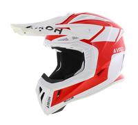 Airoh Casco de motocross Aviator Ace 2 Iron Rojo brillante Talla M para hombre