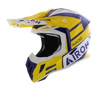 Airoh Aviator Ace 2 MX Casco Sake - amarillo brillante blanco púrpura