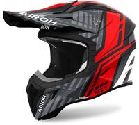 Airoh Aviator Ace 2 Proud Casco de motocross, gris-plata, tamaño S para Hombres