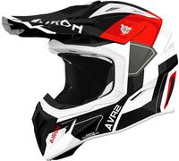 Airoh Casco de motocross Aviator Ace 2 Shield Rojo brillante S