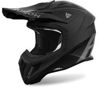 Airoh Aviator Ace 2 Solid Casco de motocross, Black Matt, Talla L (59/60)