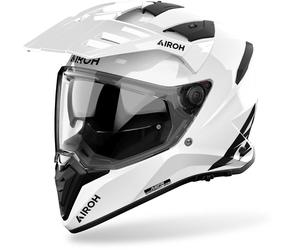 Airoh Bandit Casco de Enduro, Blanco, Talla XL (61/62)
