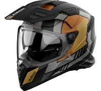 Airoh Bandit Horn, casco de aventura L female Mate Gris/Oro/Negro