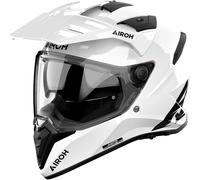 Airoh Bandit Solid, casco de aventura XXL female Blanco/Negro