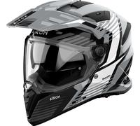 Airoh Bandit Spicy, casco de aventura L female Gris/Blanco/Negro