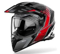 Airoh Helm Bandit Spicy schwarz/grau-rot - Größe XXL XS female Negro/Gris/Rojo