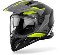 Airoh Bandit Tune Casco de Enduro, negro mate/gris/amarillo neón, Talla M (57/58)