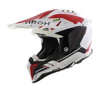 Airoh Casco Aviador 3 AMS² Saber brillo rojo blanco negro