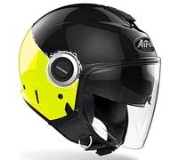 Airoh Casco Helios Fluo Black/Yellow Gloss XS