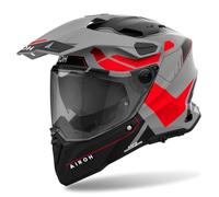 AIROH Casco Integral Commander 2 Reveal Red Fluo Matt S
