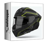 airoh Casco Integral para Moto matryx mxse31 Sentinel Amarillo Mate Tamano s mototopgun ai47a13111sec