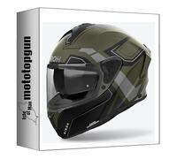 airoh Casco Integral para Moto Spark 2 sp2d70 Dart Verde Militar Mate Tamano l mototopgun ai51a13spadmc