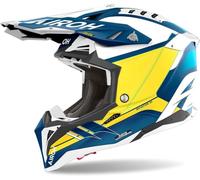 Airoh Casco Offroad Aviator 3 Saber Blue Mate S