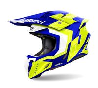 AIROH Casco Offroad Twist 3 Dizzy Blue/Yellow Gloss XXL
