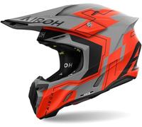 AIROH Casco Offroad Twist 3 Dizzy Naranja Fluorescente Mate XL
