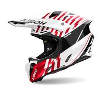 AIROH Casco Offroad Twist 3 Thunder Red Gloss XS