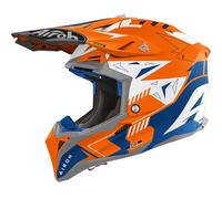 AIROH Cascos Aviator 3 Spin Orange Fluo Matt S