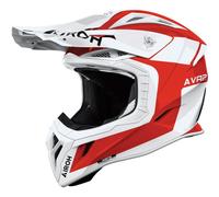 Airoh Casco de motocross Aviator Ace 2 Iron Rojo brillante Talla M para hombre