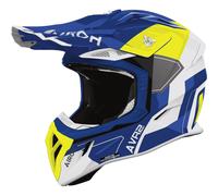 Airoh Casco motocross Aviator Ace 2 Shield Azul/Amarillo 2026 Talla S
