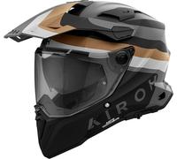 Airoh Commander 2 Doom, casco enduro M male Mate Negro/Gris/Oro