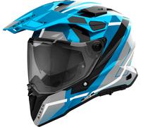 Airoh Commander 2 Mavick, casco enduro L male Gris/Azul/Negro