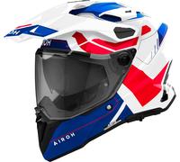AIROH Casco Integral Commander 2 Reveal Blue/Red Gloss XL